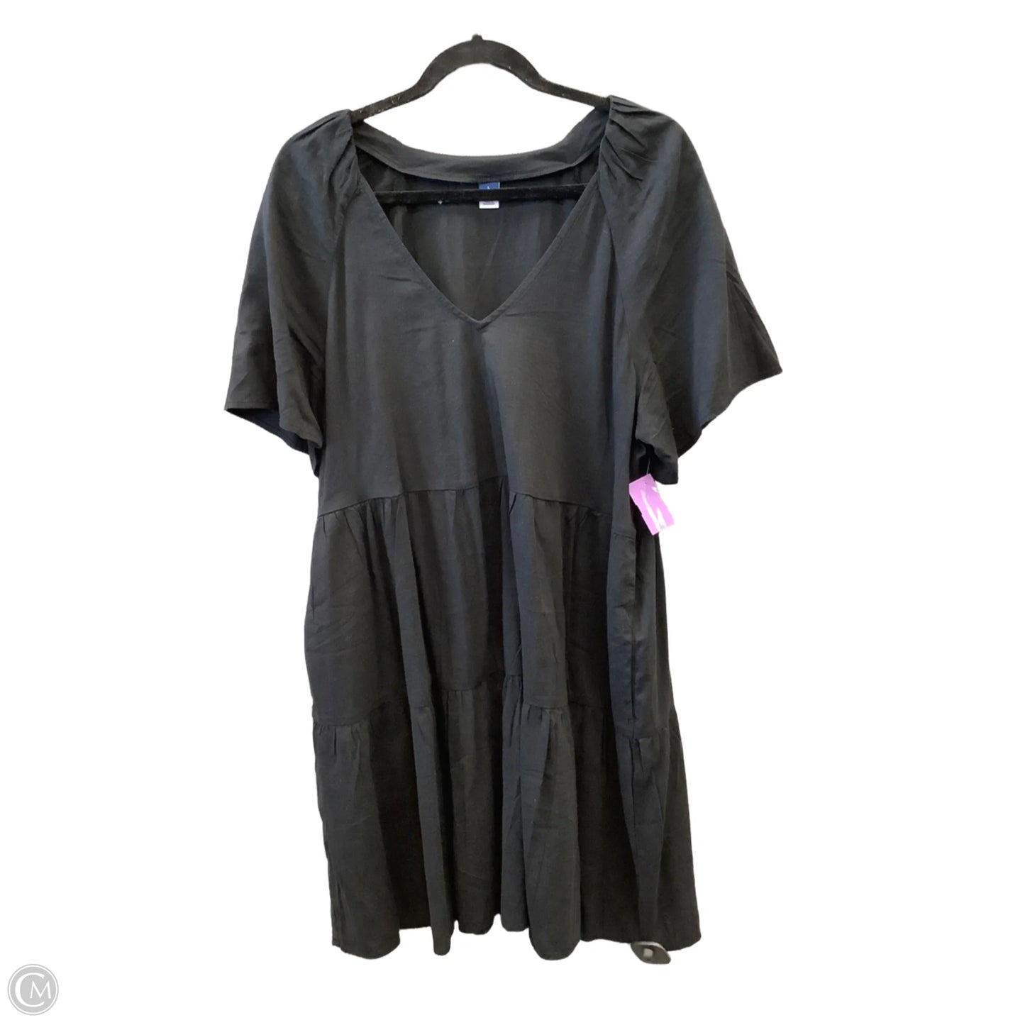 Dress Casual Midi By Old Navy In Black, Size: L