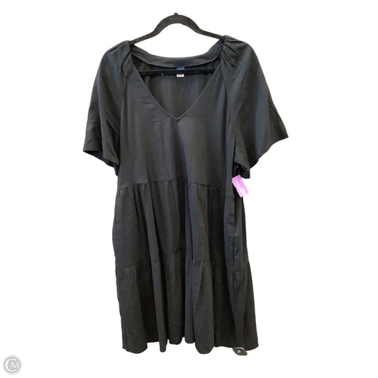 Dress Casual Midi By Old Navy In Black, Size: L