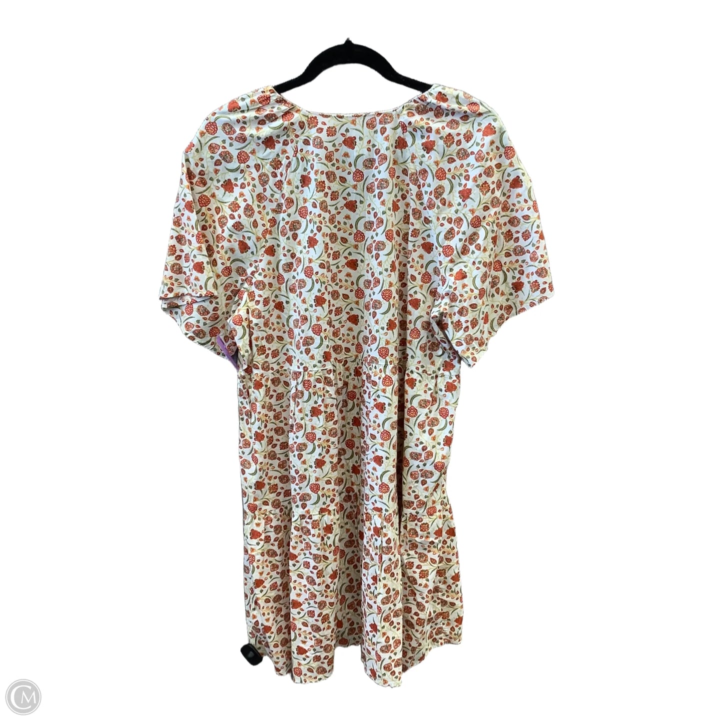 Dress Casual Midi By Old Navy In Floral Print, Size: L