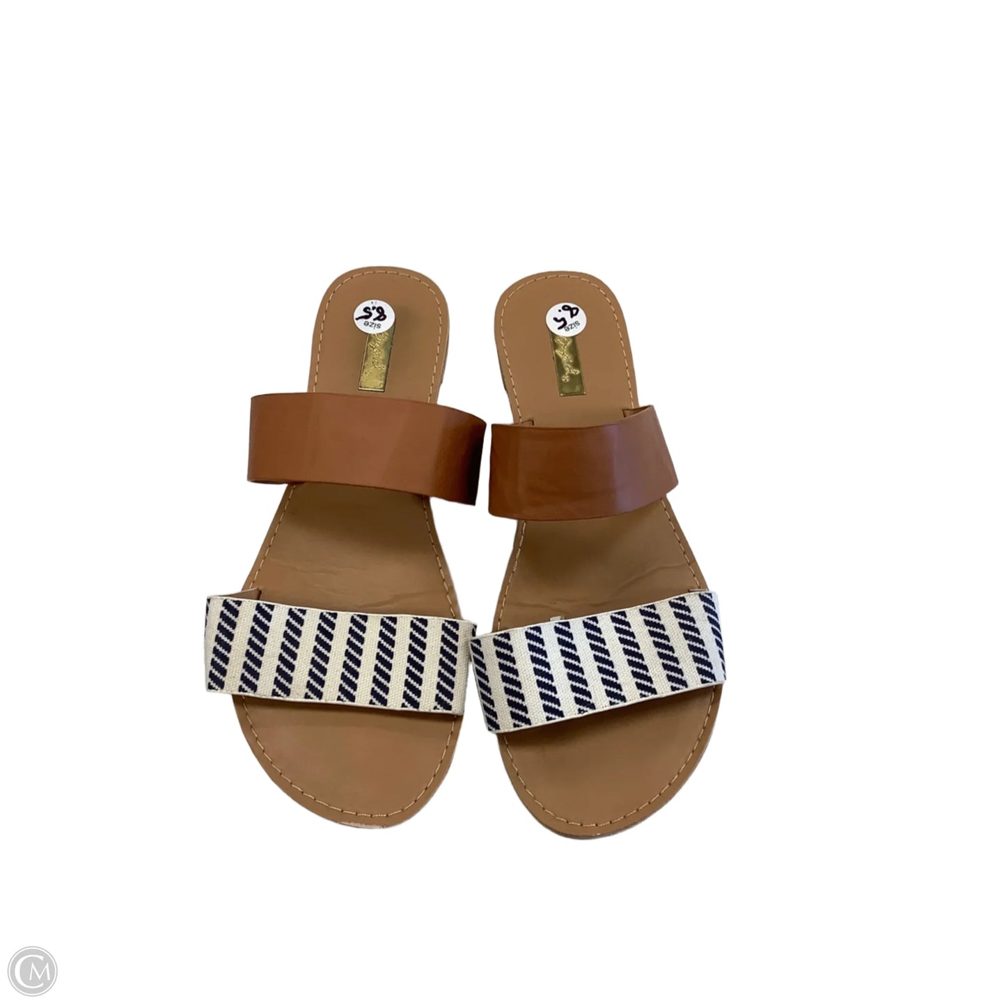 Sandals Flats By Qupid In Tan, Size: 8.5