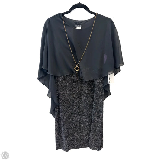 Dress Casual Midi By Enfocus In Black, Size: S