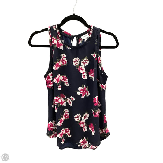 Top Sleeveless By J. Crew In Blue, Size: S