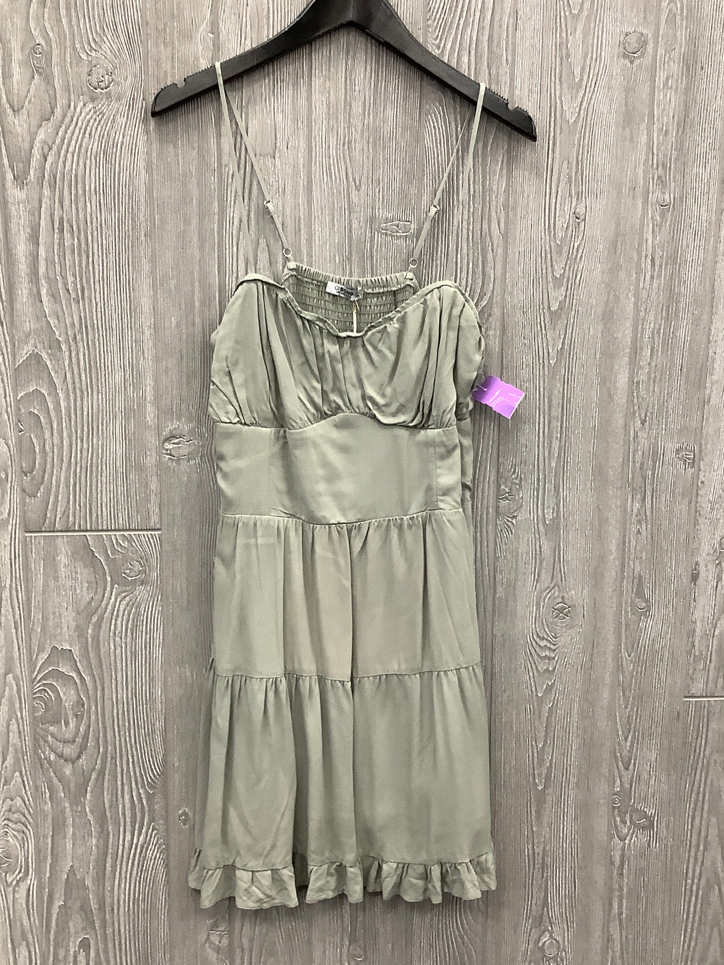 Dress Casual Midi By Ci Sono In Green, Size: Xl