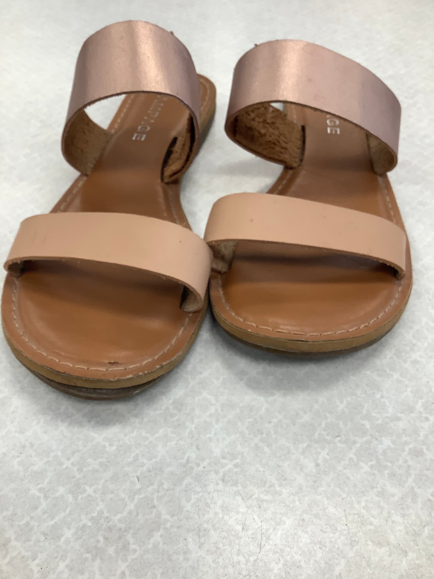 Bronze Sandals Flats Rampage, Size 7.5