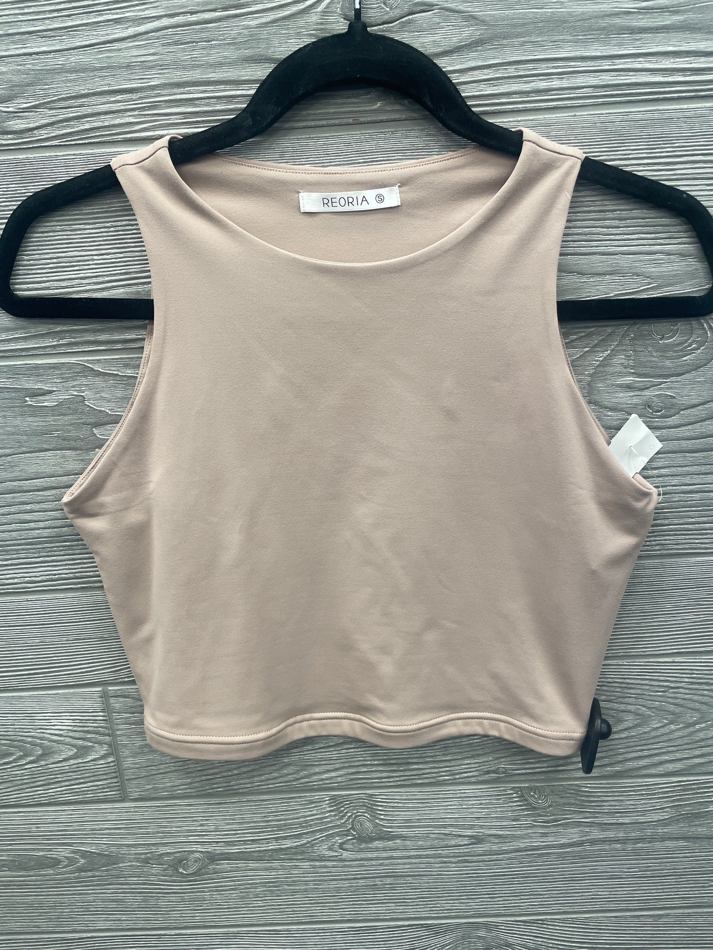 Athletic Tank Top By Clothes Mentor In Tan, Size: S