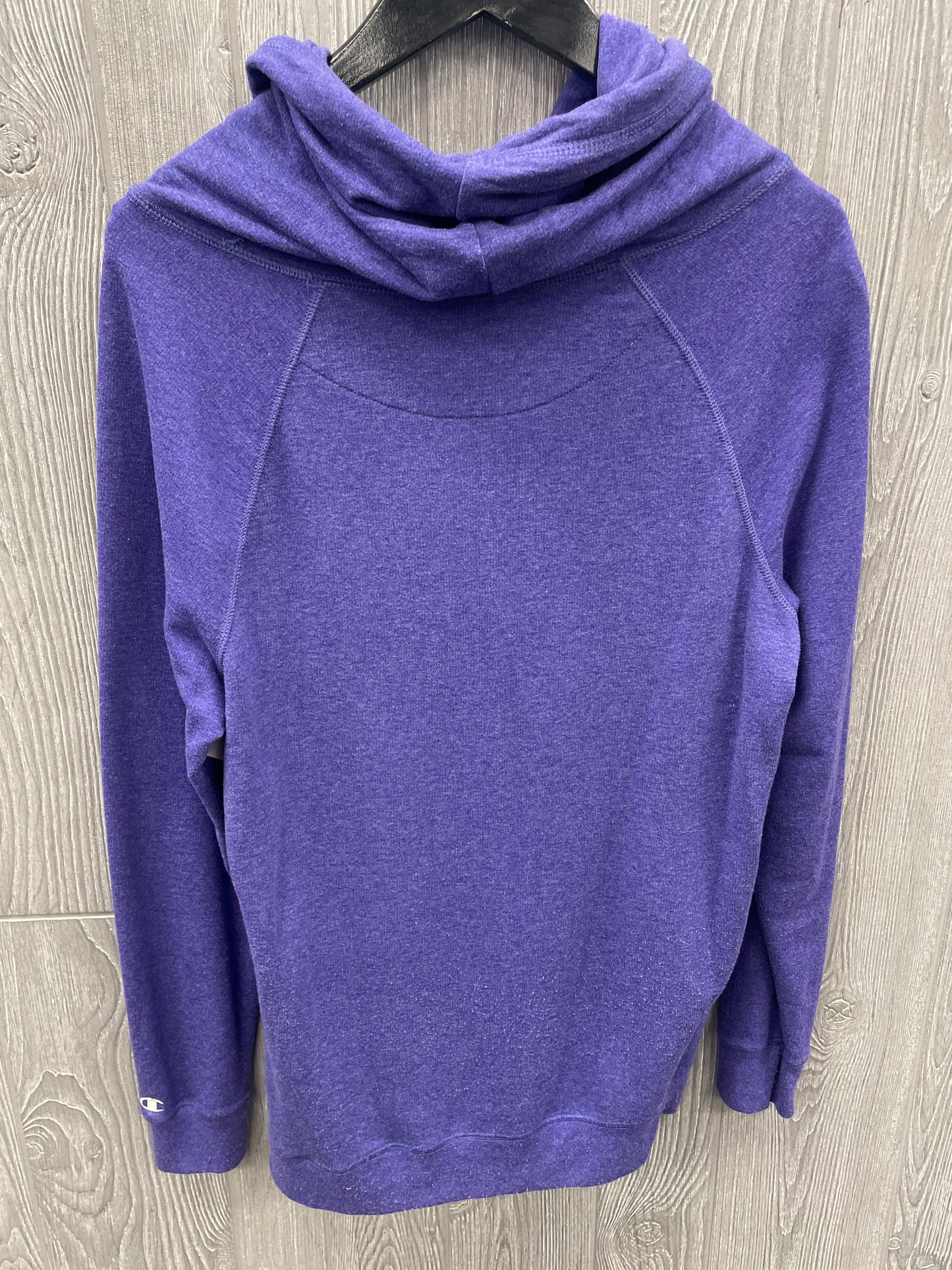 Athletic Jacket By Champion In Purple, Size: L