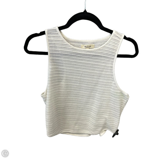 Top Sleeveless By Madewell In White, Size: Xl