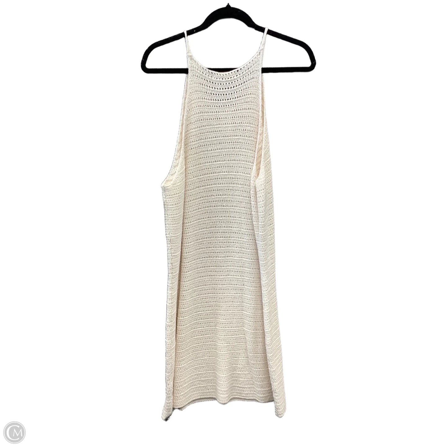 Dress Casual Midi By Banana Republic In Cream, Size: Xl