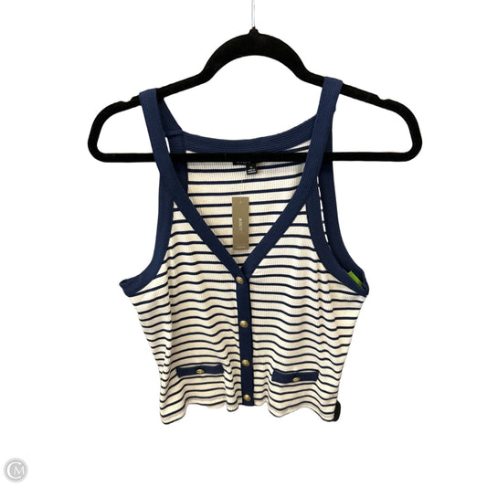 Top Sleeveless By J. Crew In Striped Pattern, Size: Xl