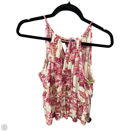 Top Sleeveless By Old Navy In Floral Print, Size: Xl