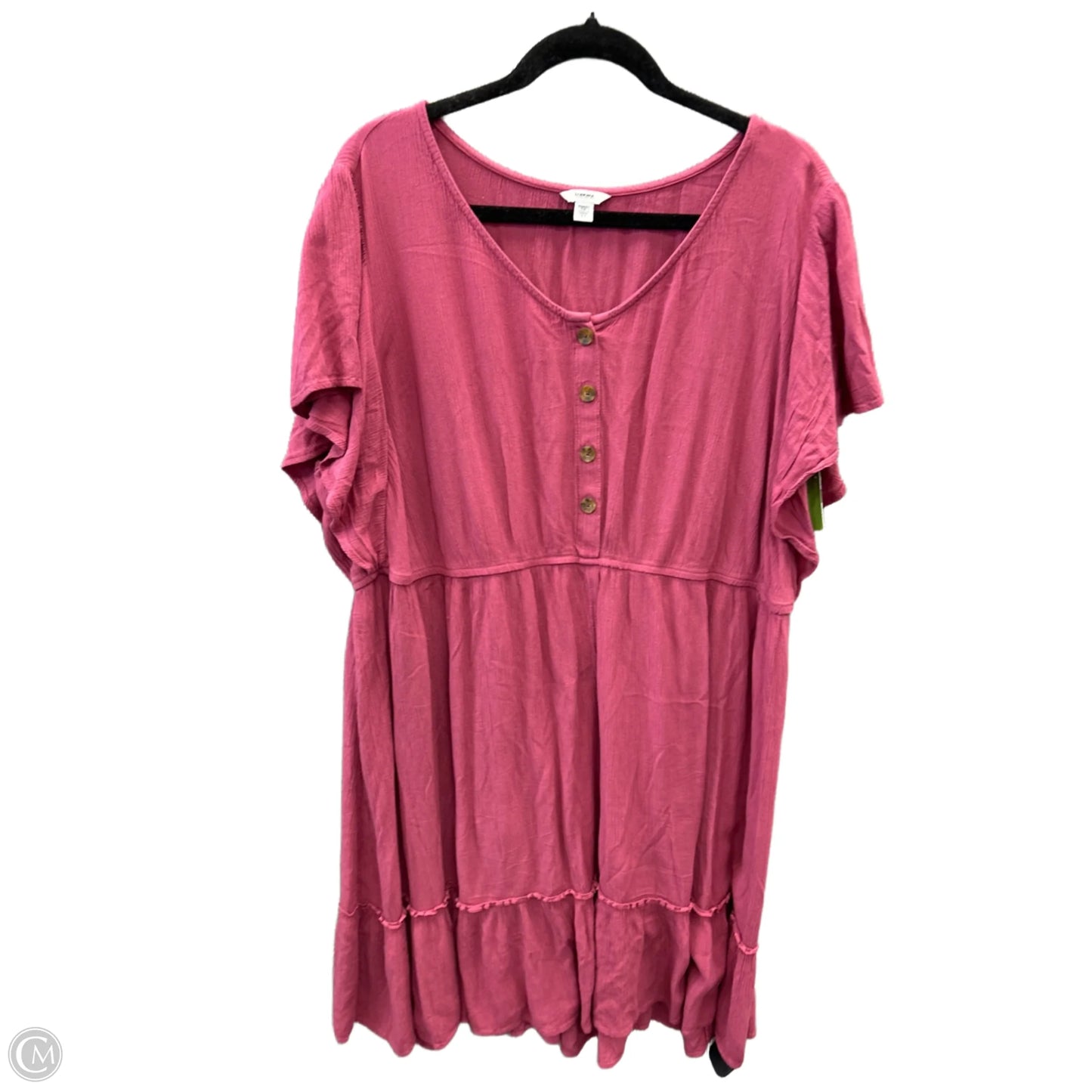 Dress Casual Short By Sonoma In Pink, Size: 1x