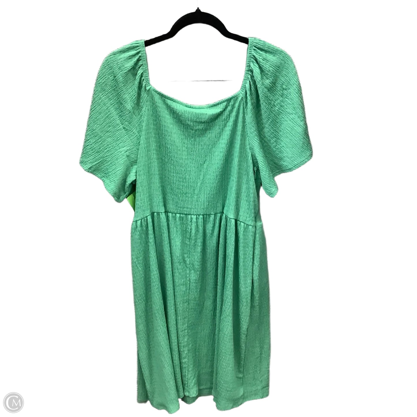 Dress Casual Short By Ava & Viv In Green, Size: 1x