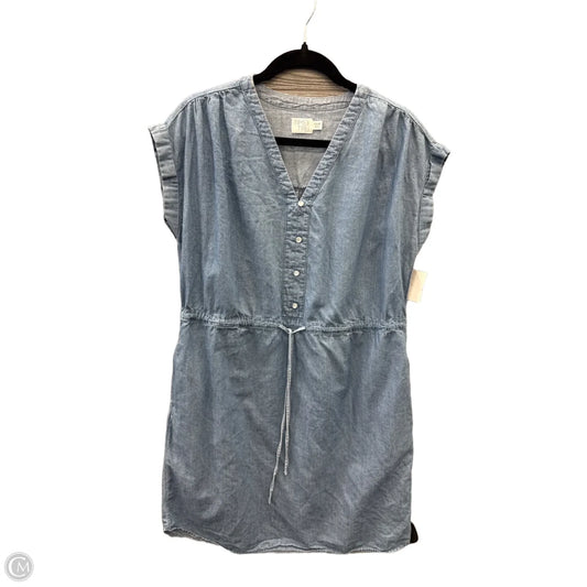 Dress Casual Midi By Time And Tru In Blue, Size: S