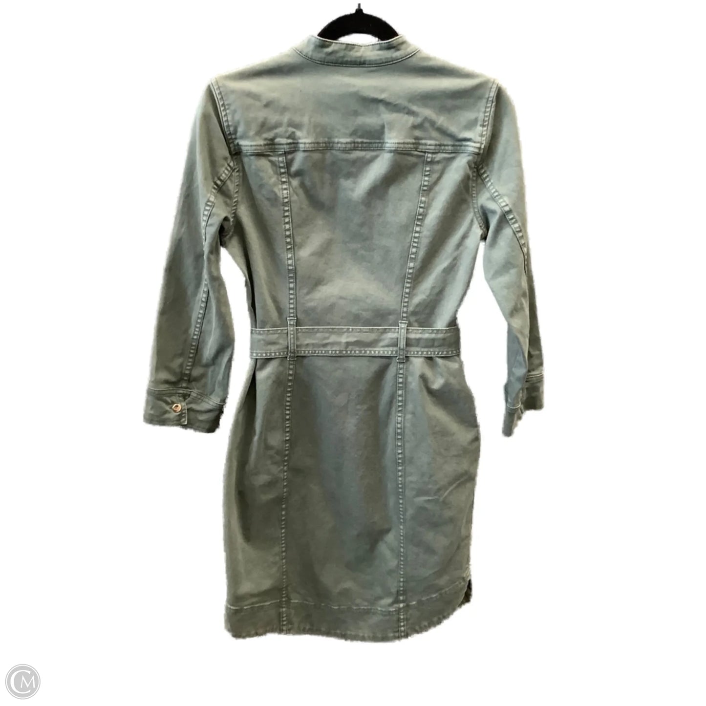 Dress Casual Midi By White House Black Market In Green, Size: S