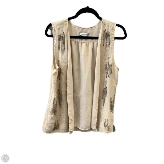 Vest Other By Coldwater Creek In Tan, Size: S