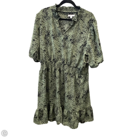 Dress Casual Short By Ophelia Roe In Green, Size: 2x
