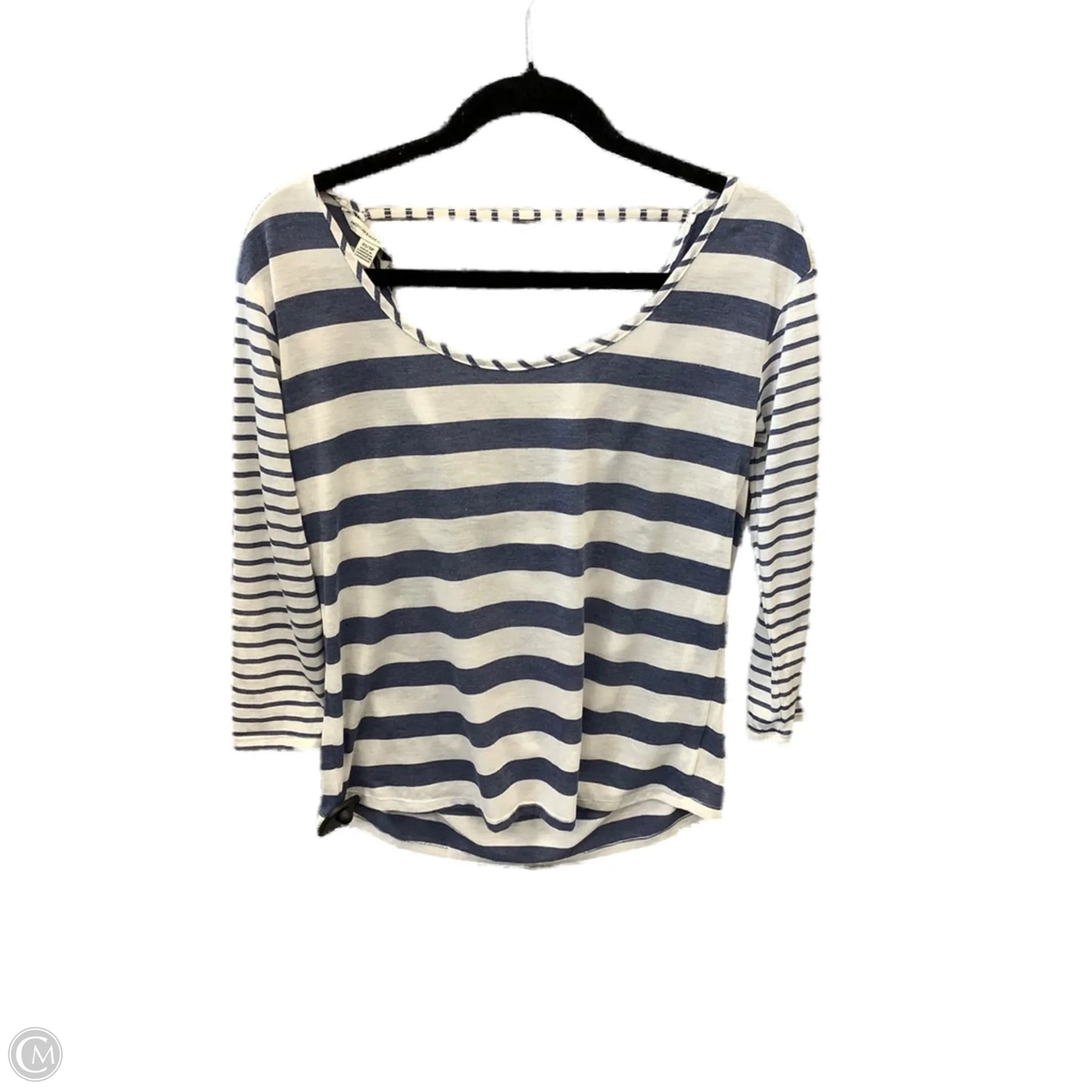 Top Long Sleeve By American Eagle In Striped Pattern, Size: Xs