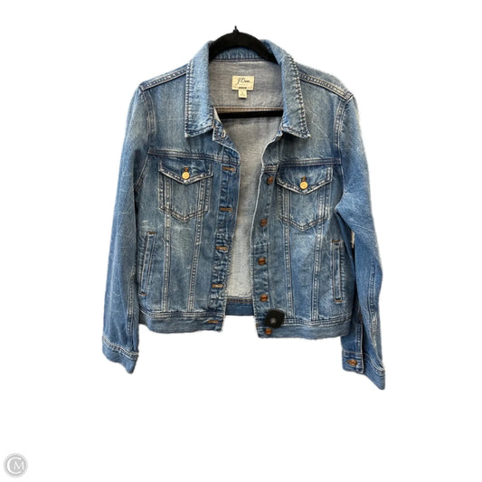 Jacket Denim By J. Crew In Blue Denim, Size: L