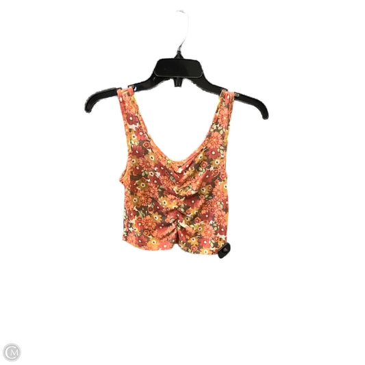 Top Sleeveless By Colsie In Floral Print, Size: S