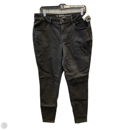 Jeans Skinny By Maurices In Black, Size: 12
