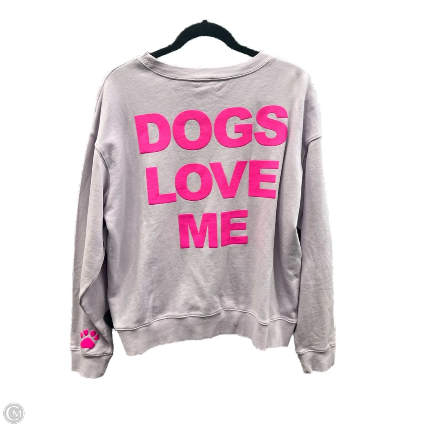 Sweatshirt Crewneck By Wildfox In Purple, Size: M