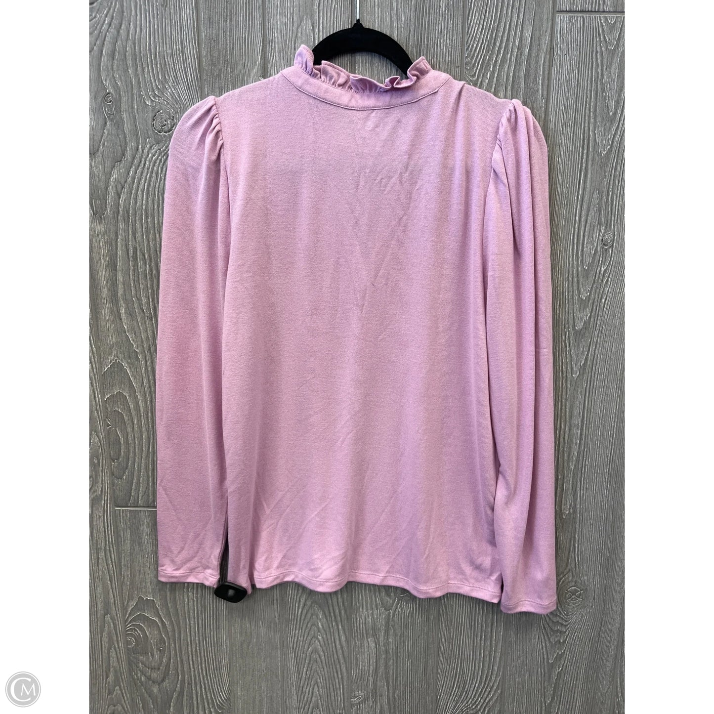 Top Long Sleeve By Loft In Purple, Size: L