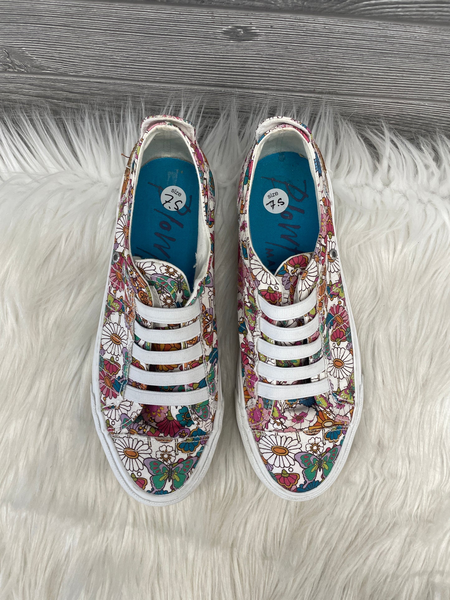 Shoes Sneakers By Blowfish In Floral Print, Size: 7.5