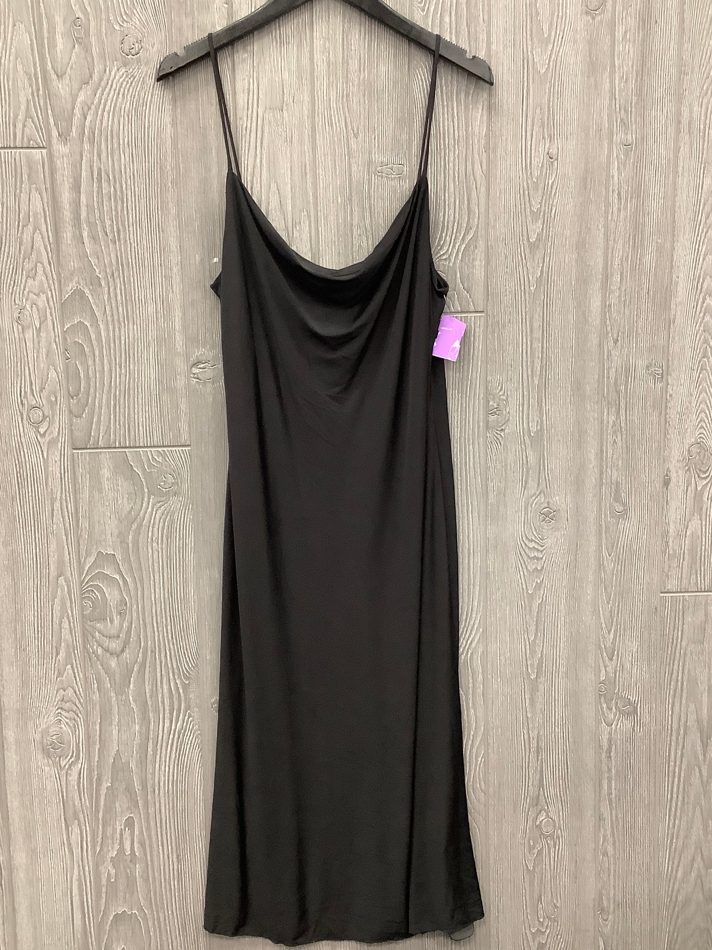 Dress Casual Midi By Clothes Mentor In Black, Size: Xl