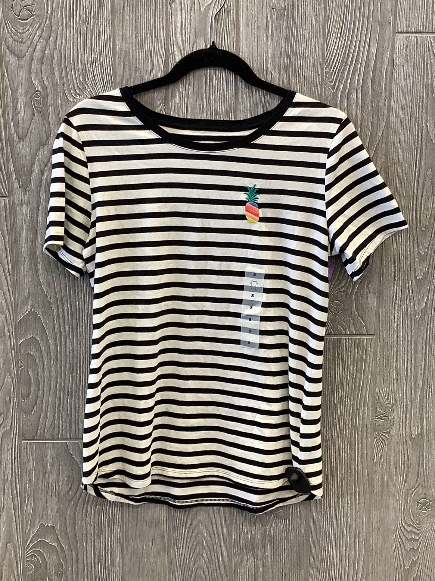 Striped Pattern Top Short Sleeve Old Navy, Size S