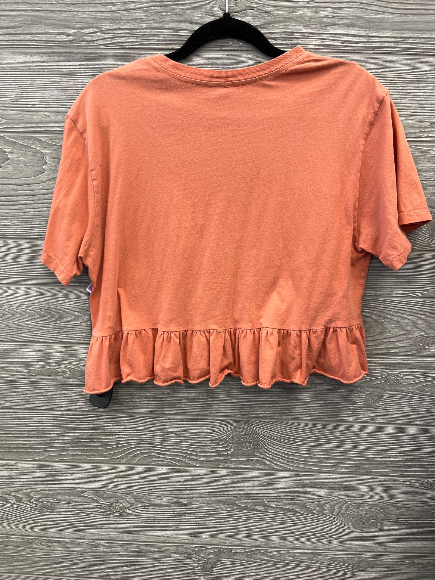 Top Short Sleeve By Wild Fable In Peach, Size: M