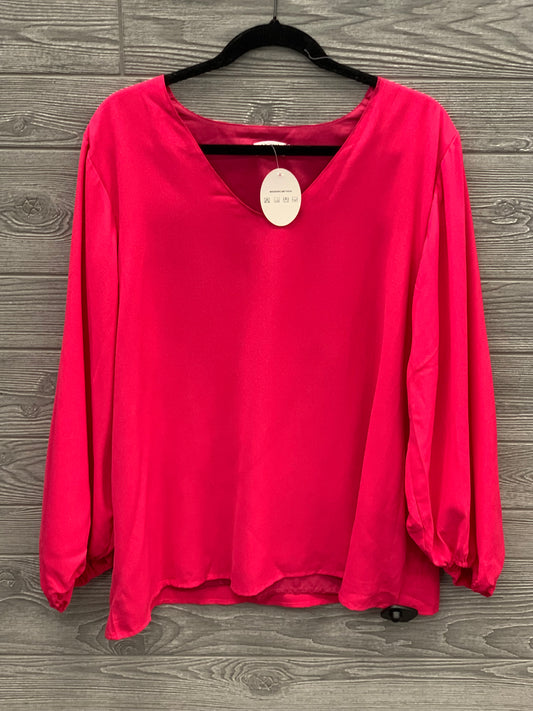 Pink Top Long Sleeve Cmf, Size Xl