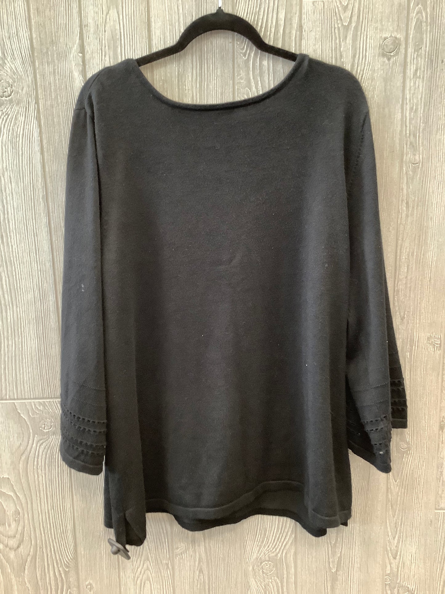 Sweater By Massini In Black, Size: 2x