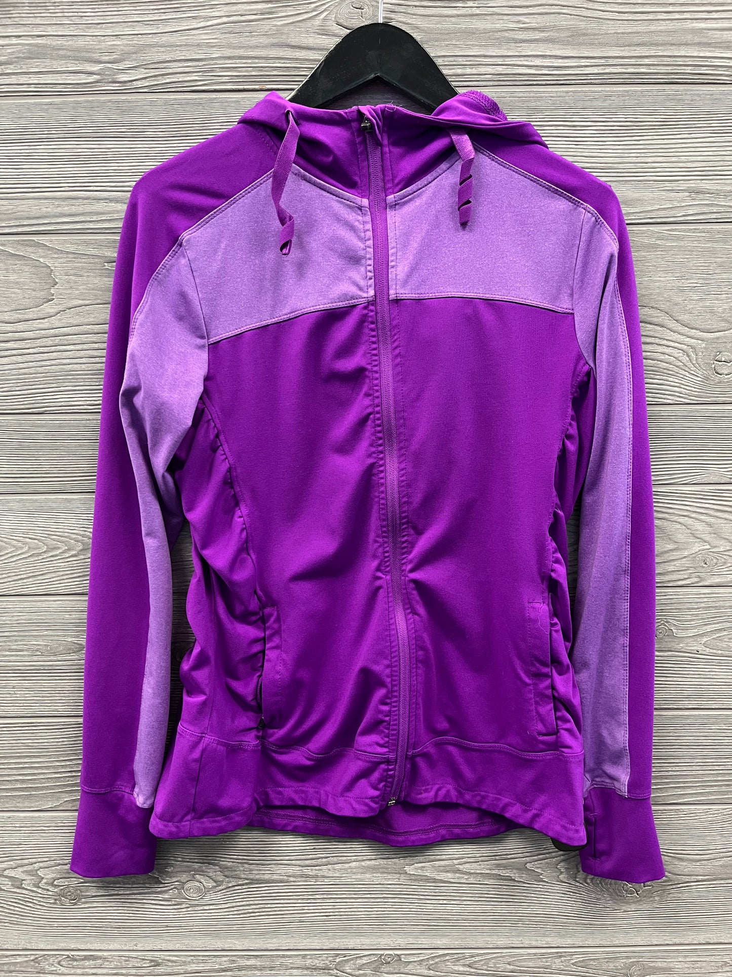 Athletic Jacket By Xersion In Purple, Size: 0