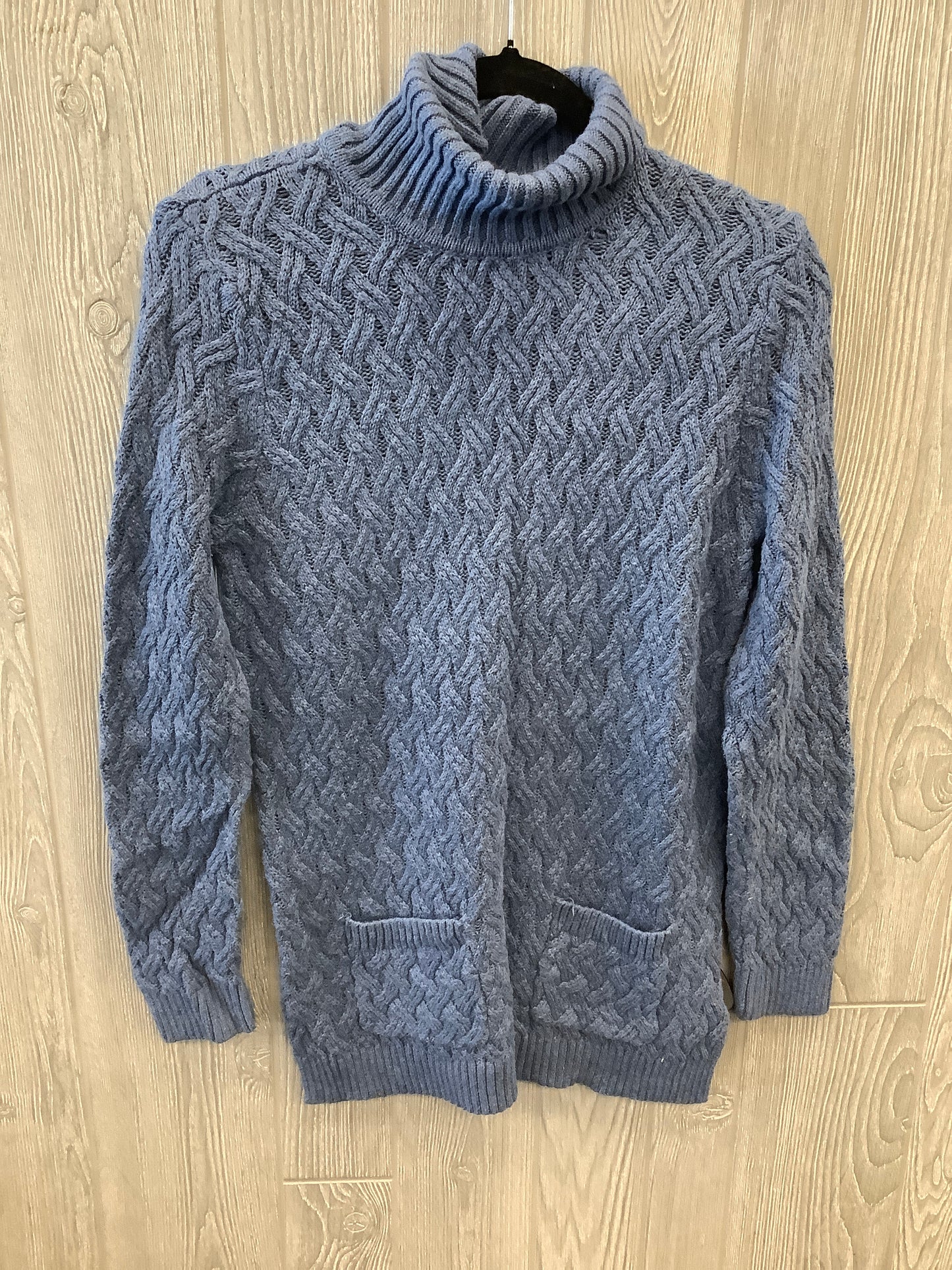 Sweater By Jeanne Pierre In Blue, Size: L