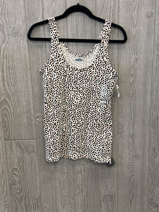 Top Sleeveless By Old Navy In Animal Print, Size: S