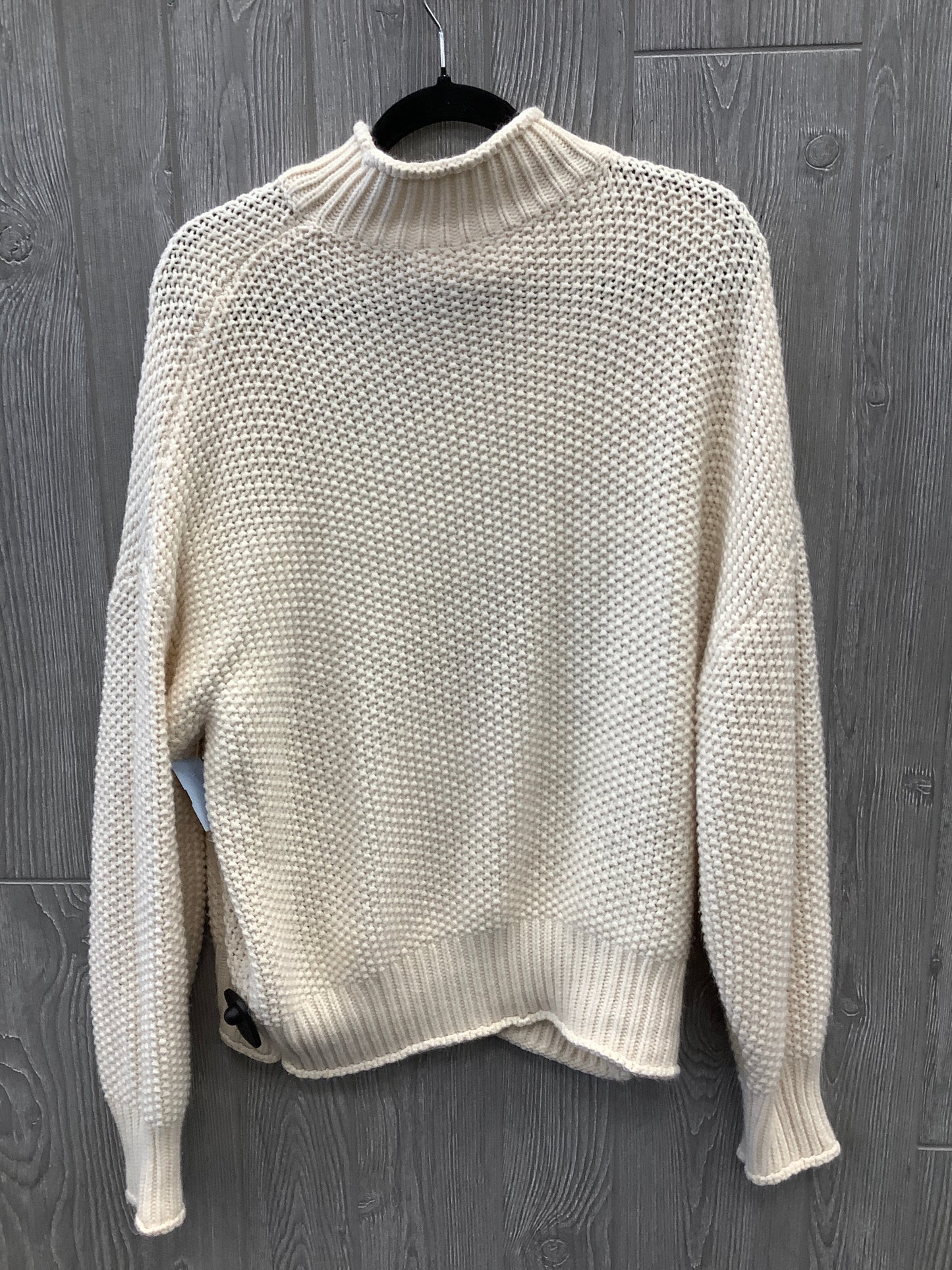 Sweater By Clothes Mentor In Cream, Size: Xl