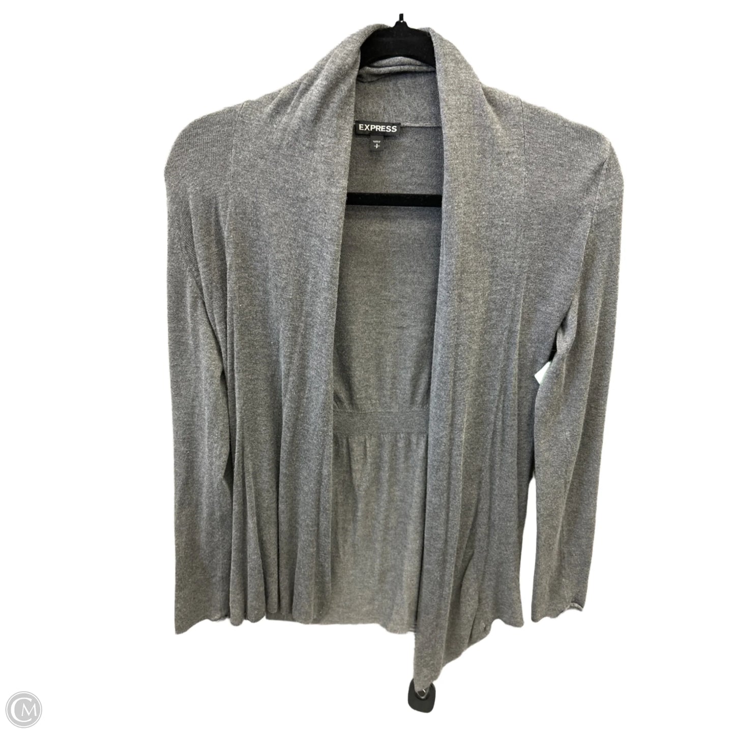 Cardigan By Express In Grey, Size: S