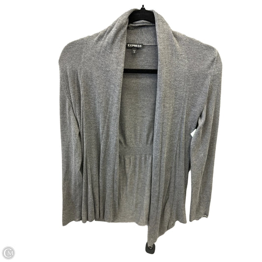 Cardigan By Express In Grey, Size: S