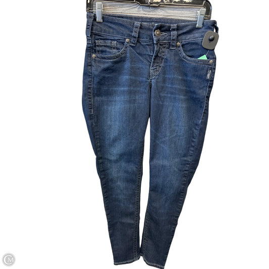 Jeans Skinny By Silver In Blue Denim, Size: 2