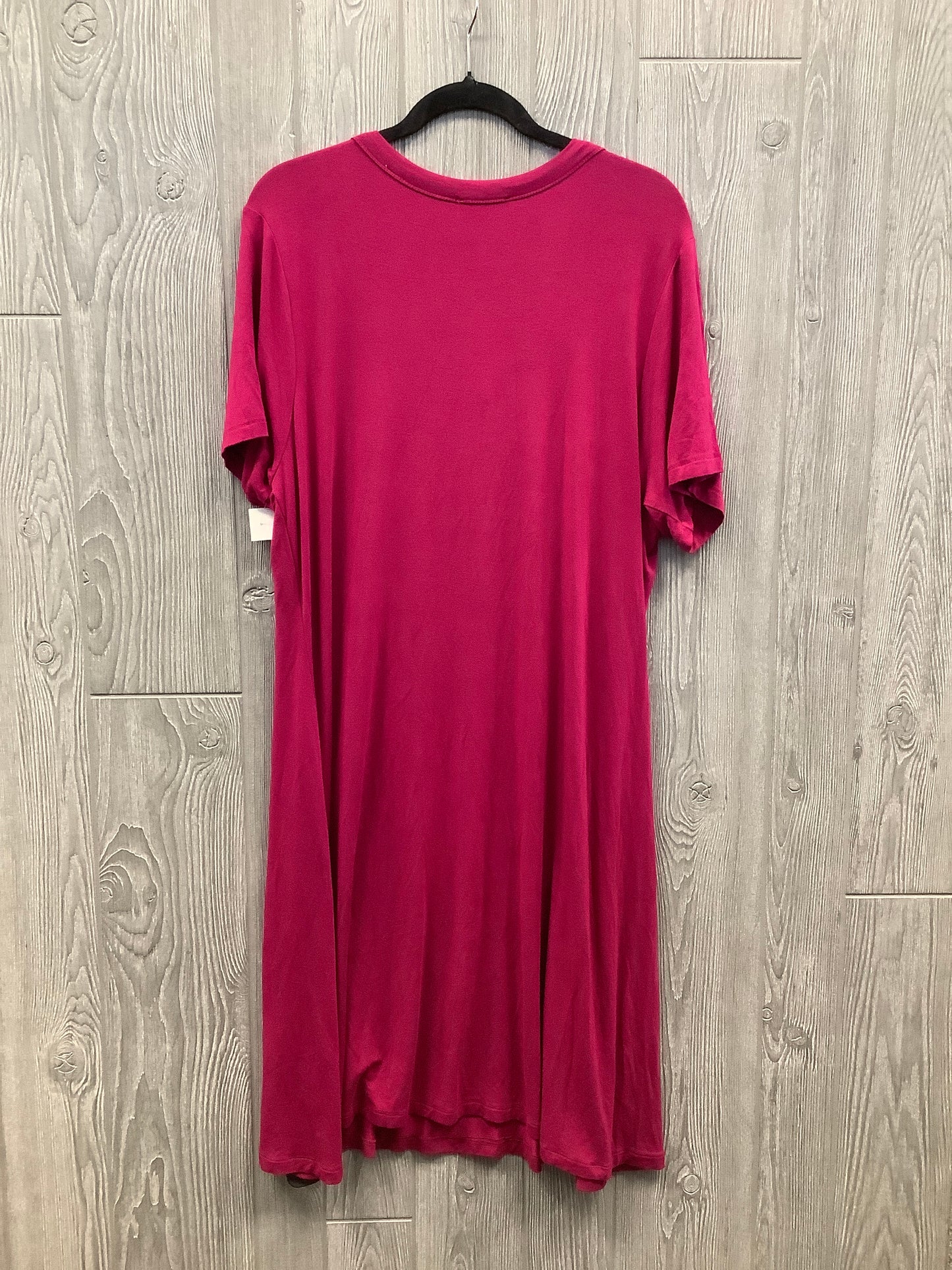 Dress Casual Midi By Tahari By Arthur Levine In Pink, Size: 1x