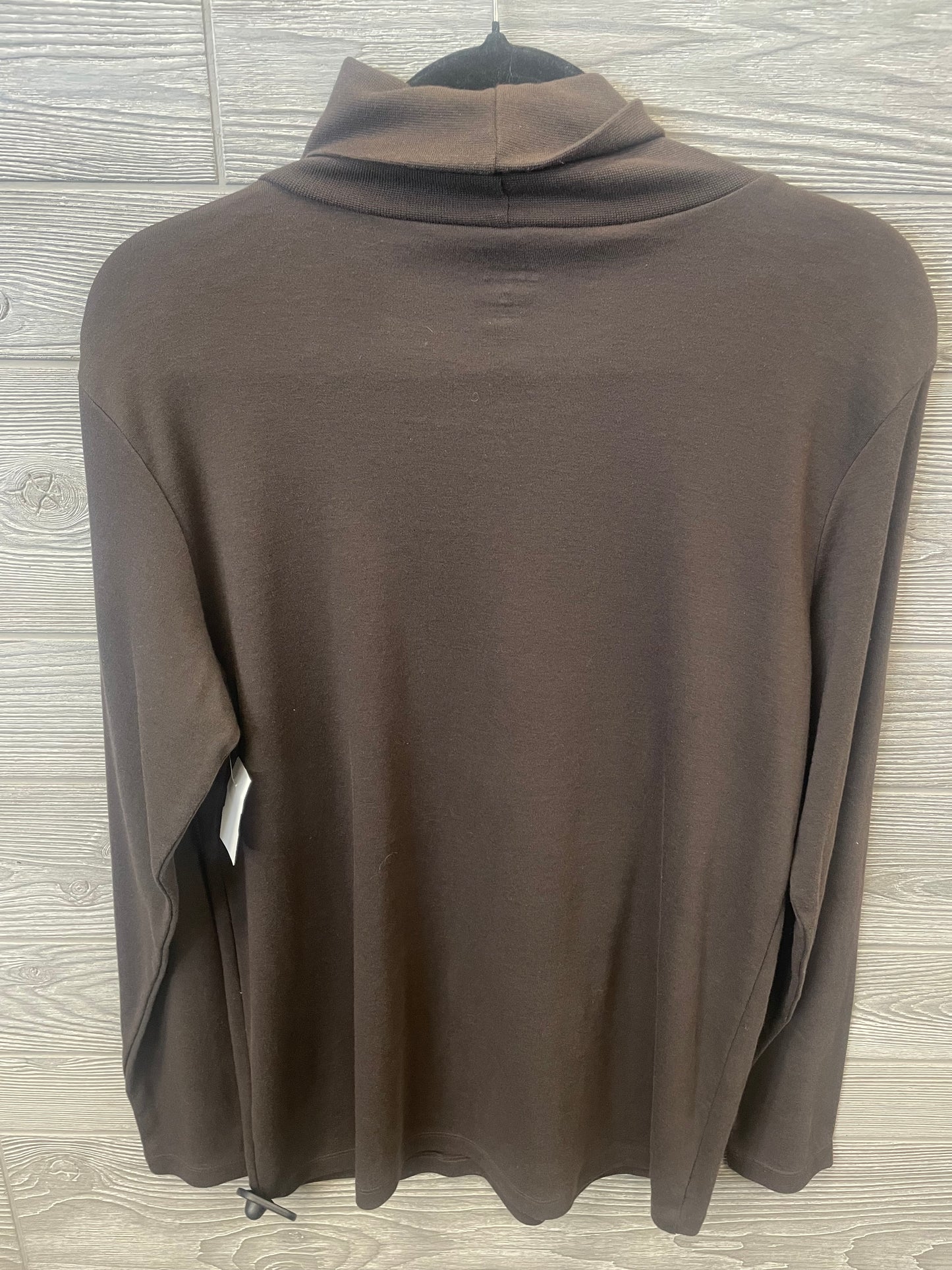 Top Long Sleeve By Falls Creek In Brown, Size: Xl