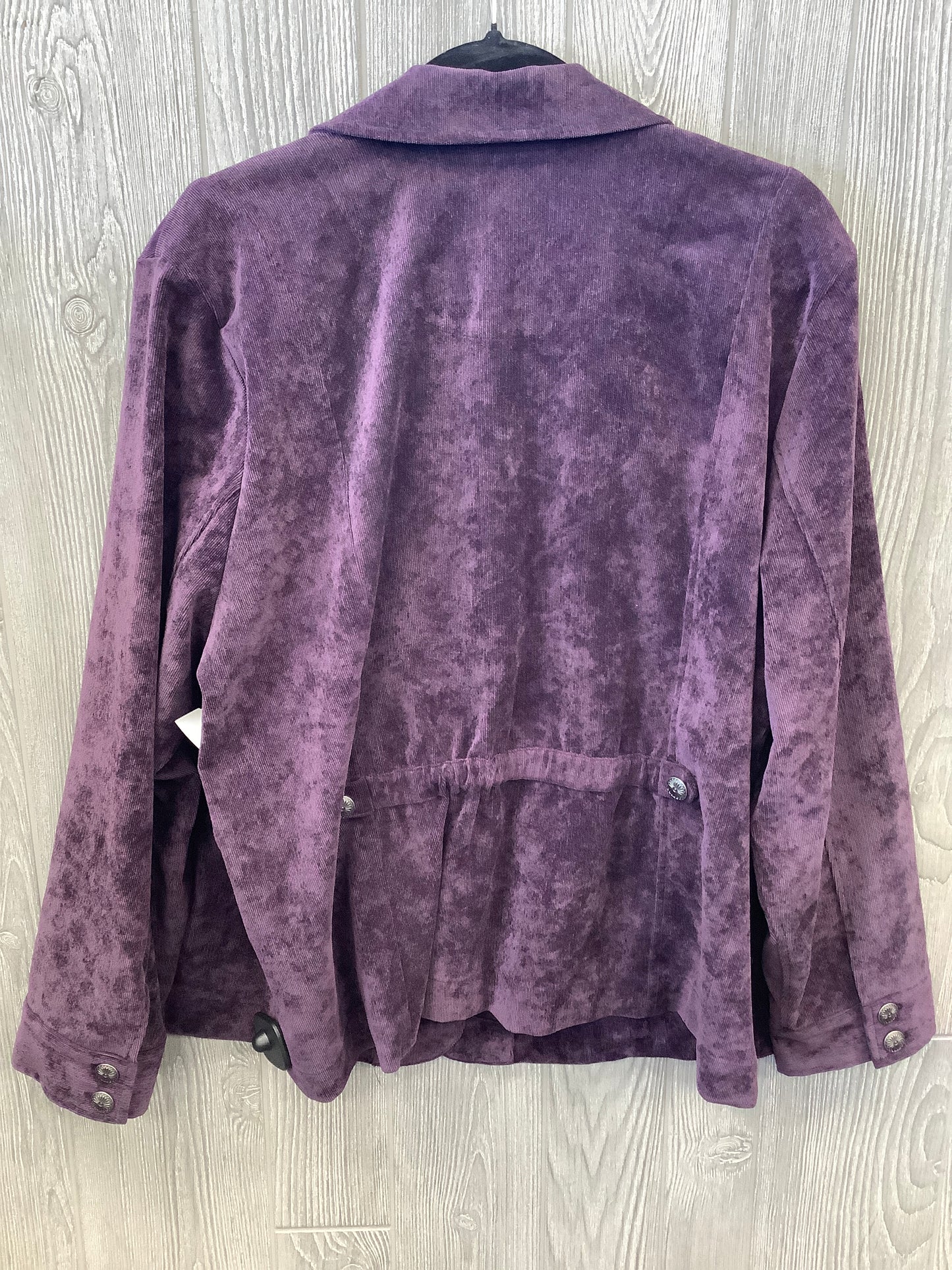 Jacket Other By Cj Banks In Purple, Size: 2x