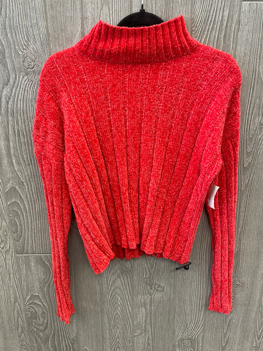 Sweater By Clothes Mentor In Red, Size: L