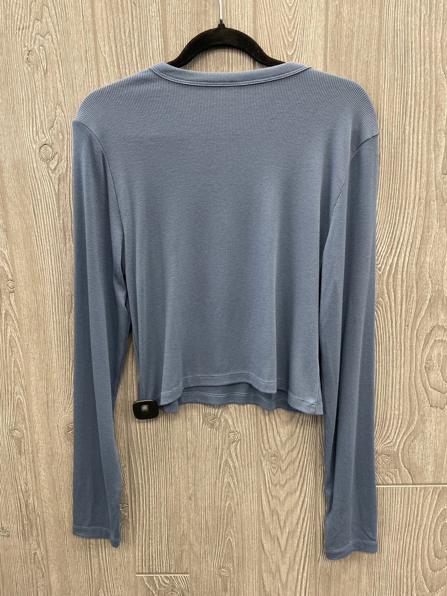 Top Long Sleeve By Clothes Mentor In Blue, Size: L