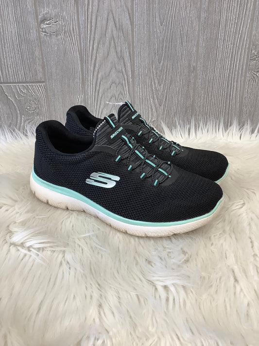 Shoes Athletic By Skechers In Black, Size: 9