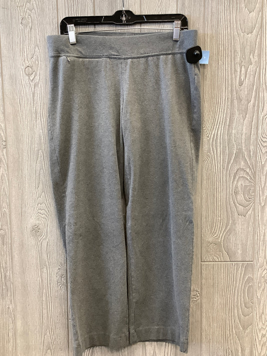 Athletic Pants By Lands End In Grey, Size: Mp