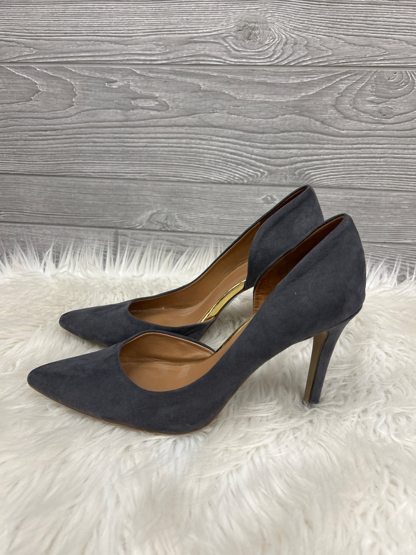 Shoes Heels Stiletto By Merona In Grey, Size: 8