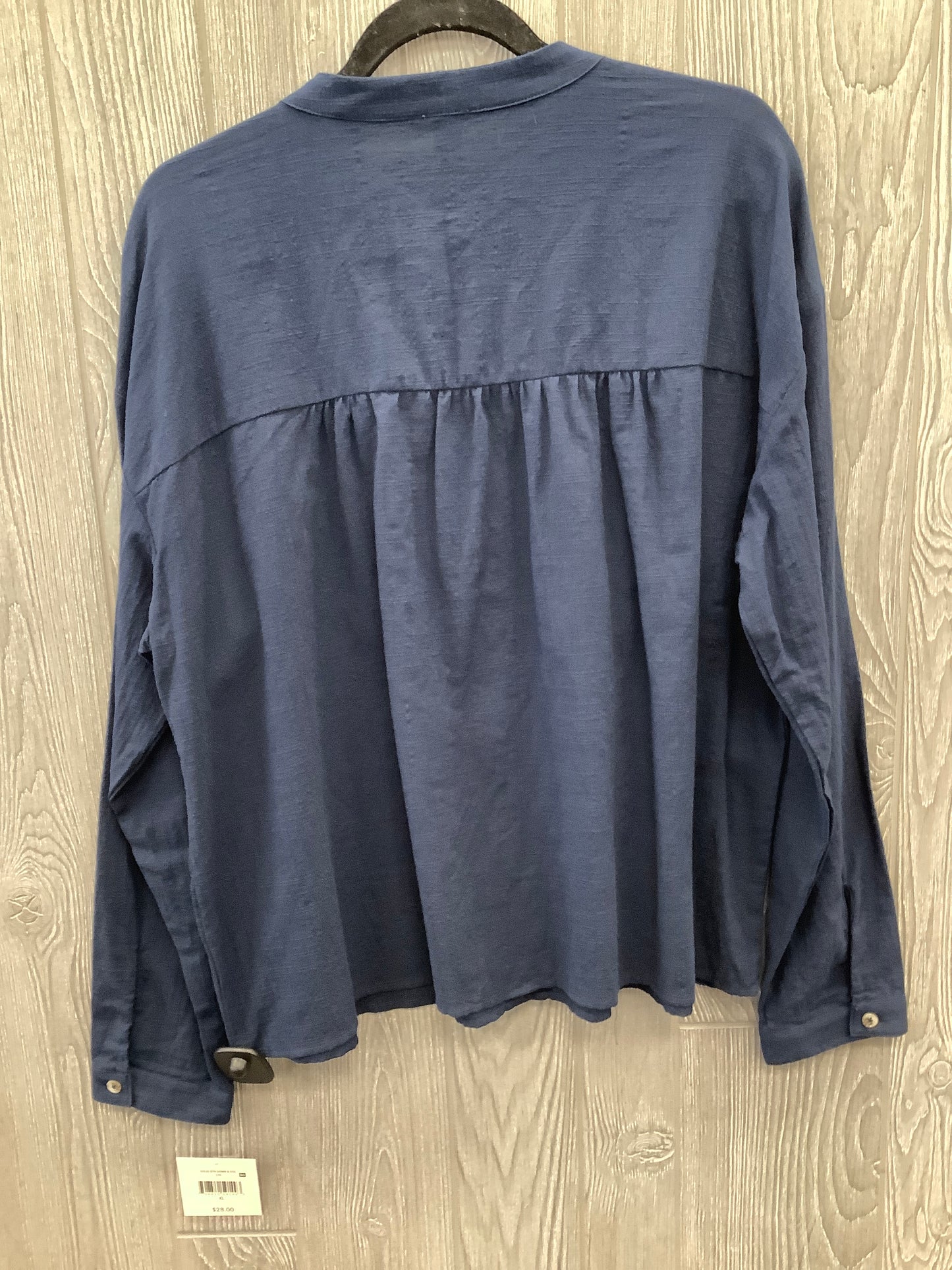 Top Long Sleeve By Falls Creek In Navy, Size: Xl