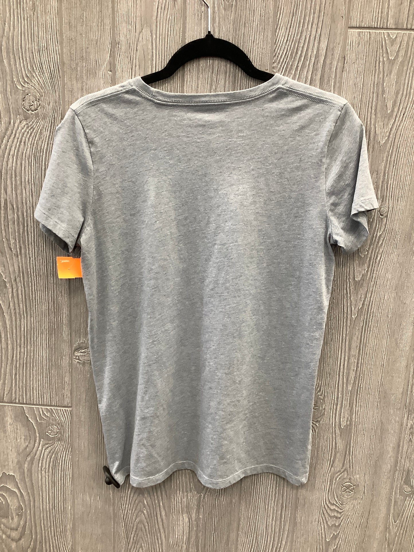 Athletic Top Short Sleeve By Under Armour In Grey, Size: M