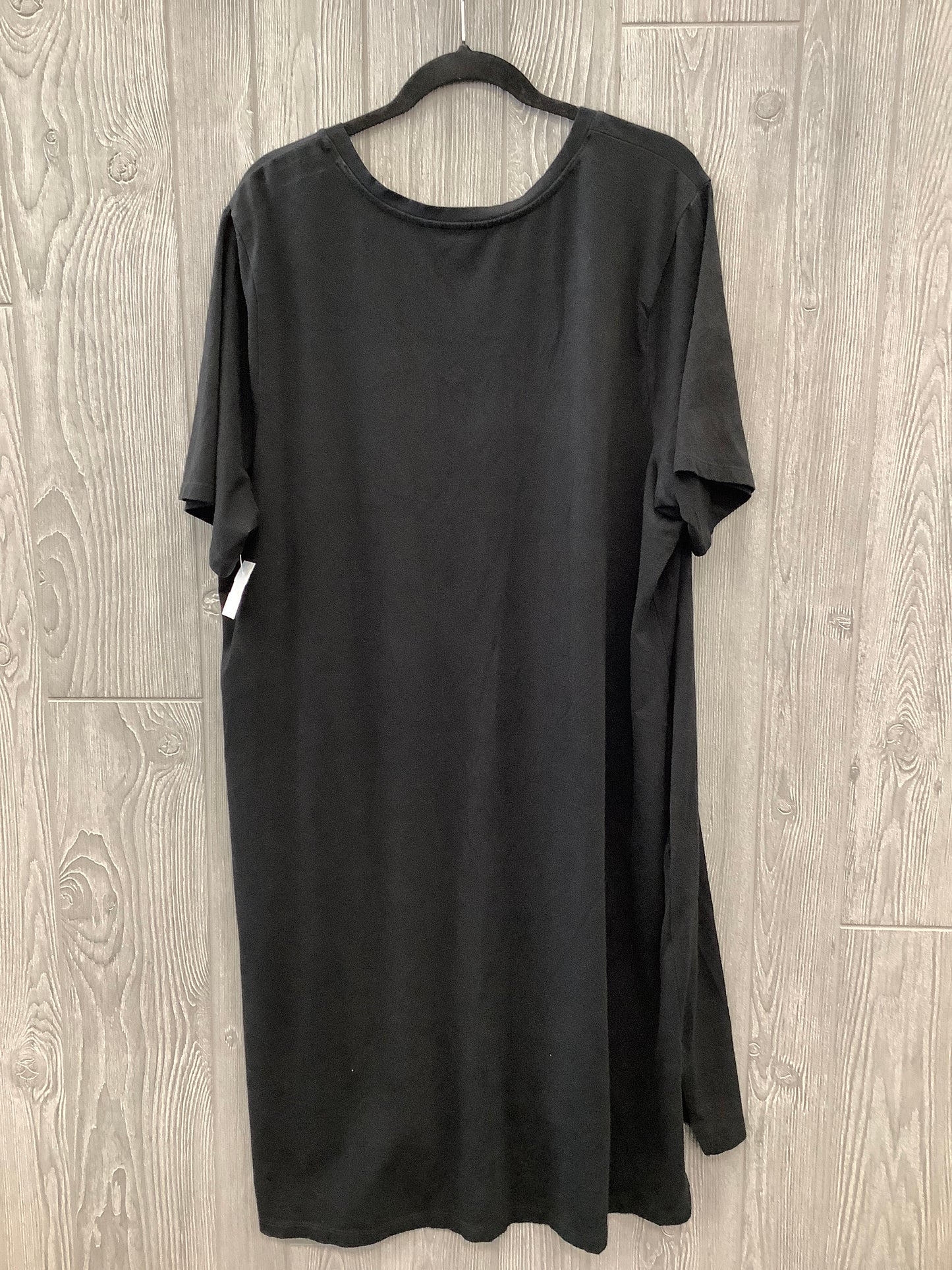 Dress Casual Midi By Terra & Sky In Black, Size: 2x